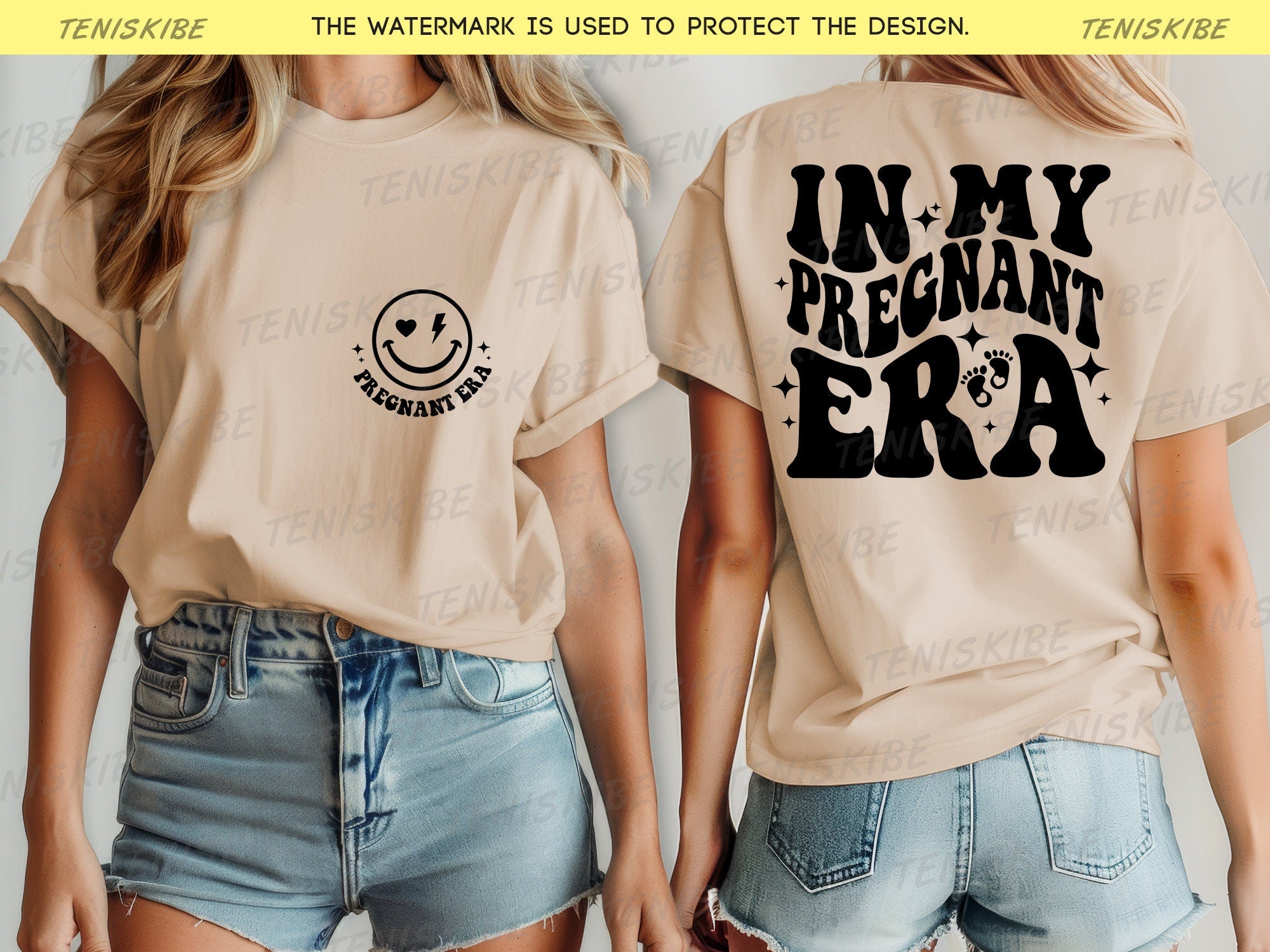 In My Pregnant Era Shirts, Pregnancy Announcement