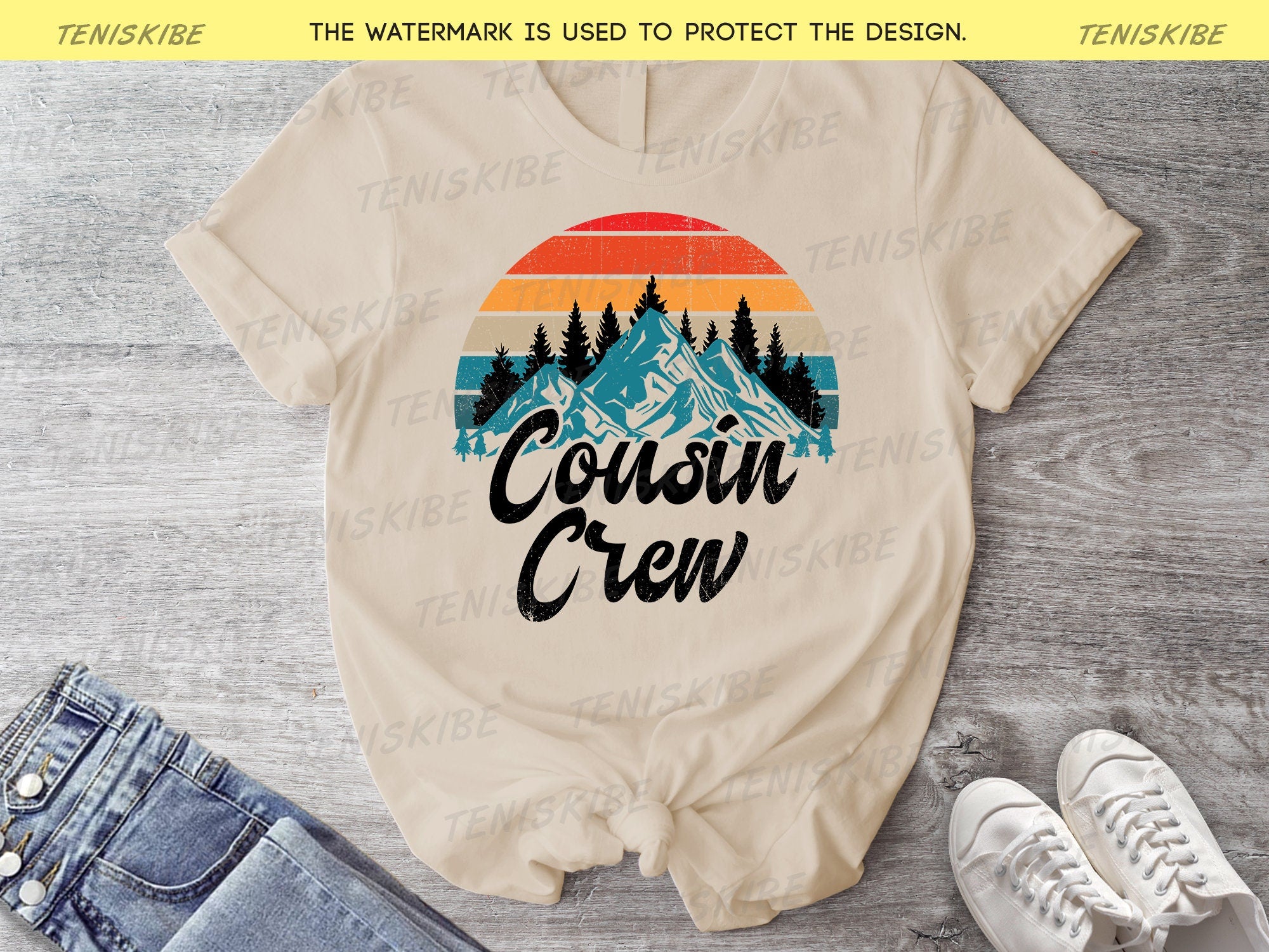 Matching Cousin Crew Camping Shirts