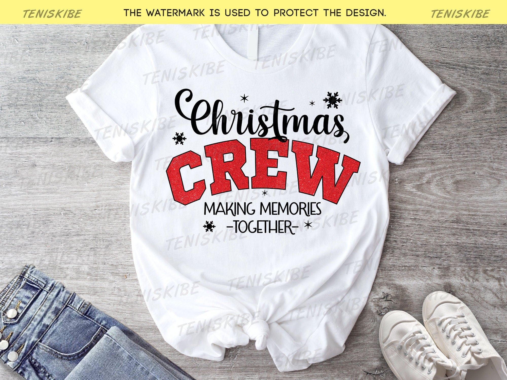 Christmas Crew Making Memories Together T-shirts