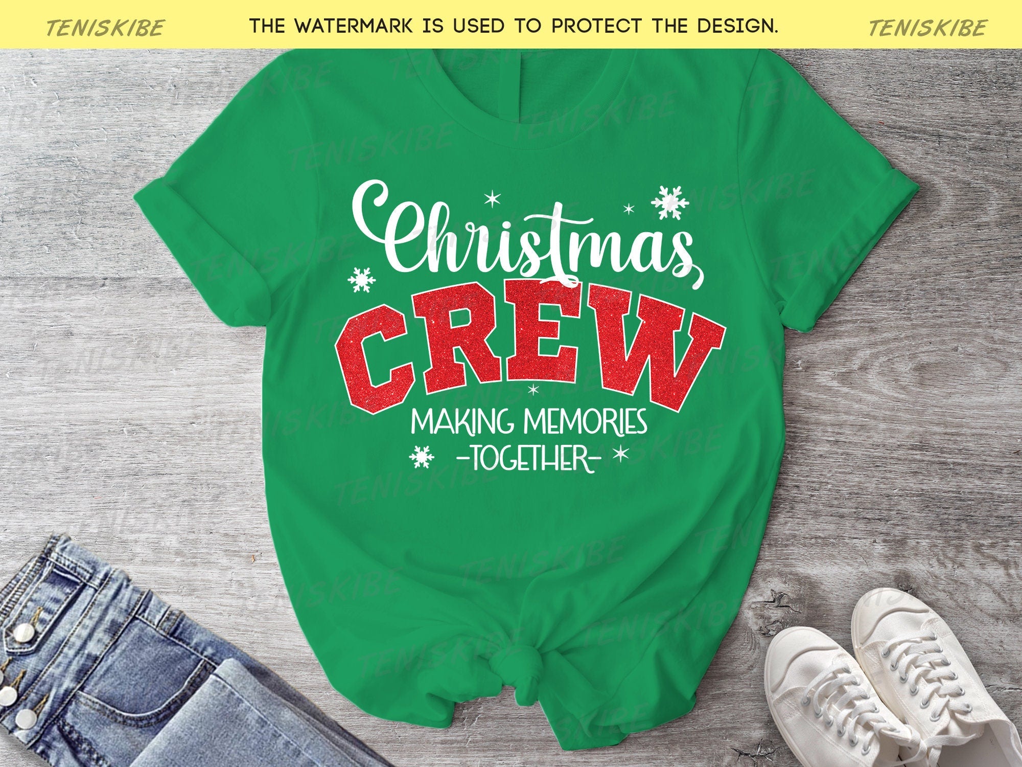Christmas Crew Making Memories Together T-shirts