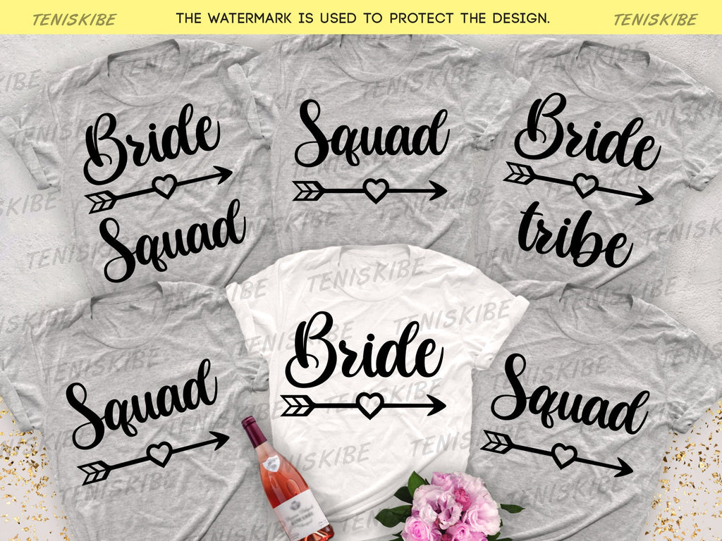 Bride Squad Hen Party T-shirts