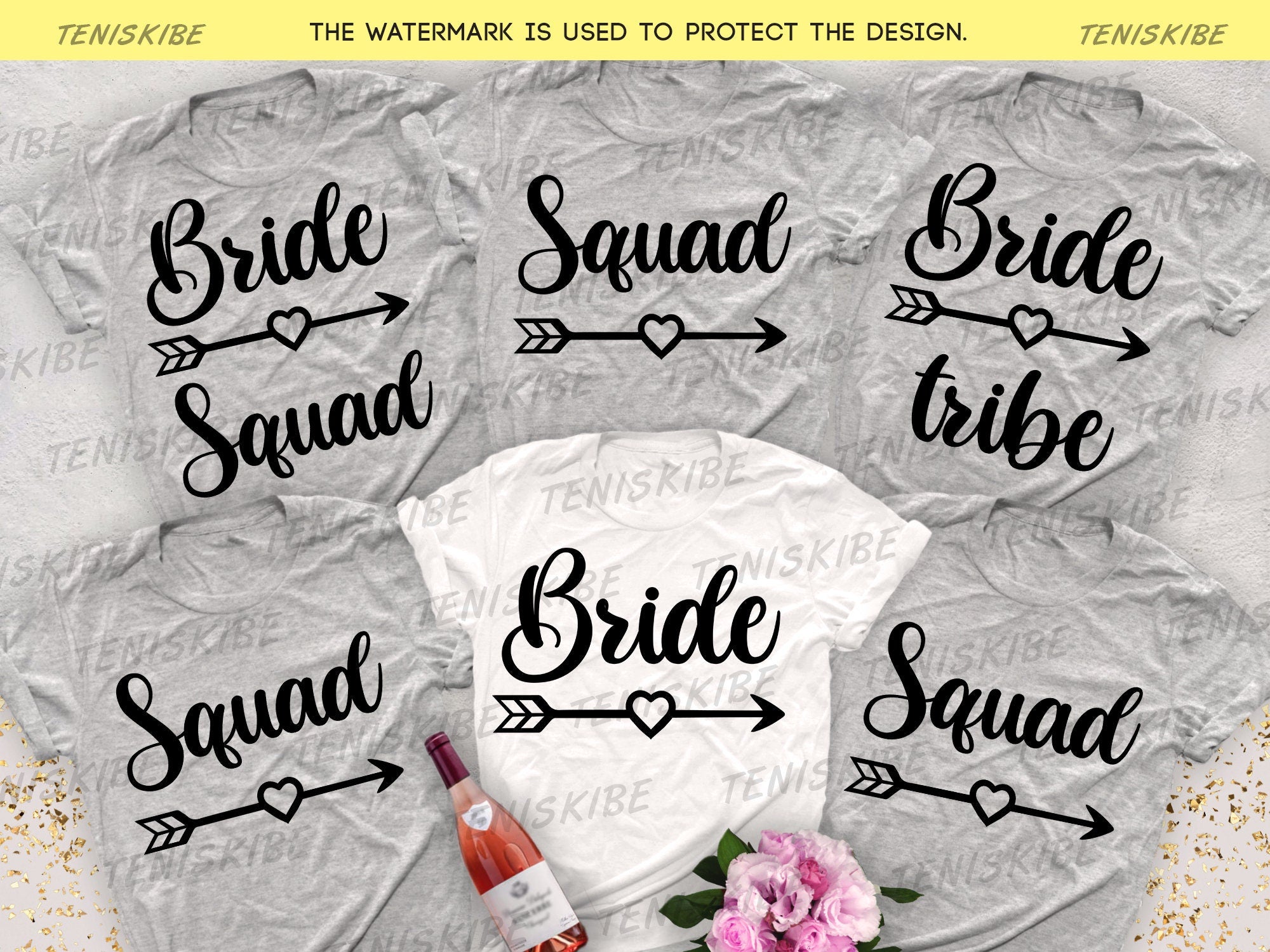 Bride Squad Hen Party T-shirts