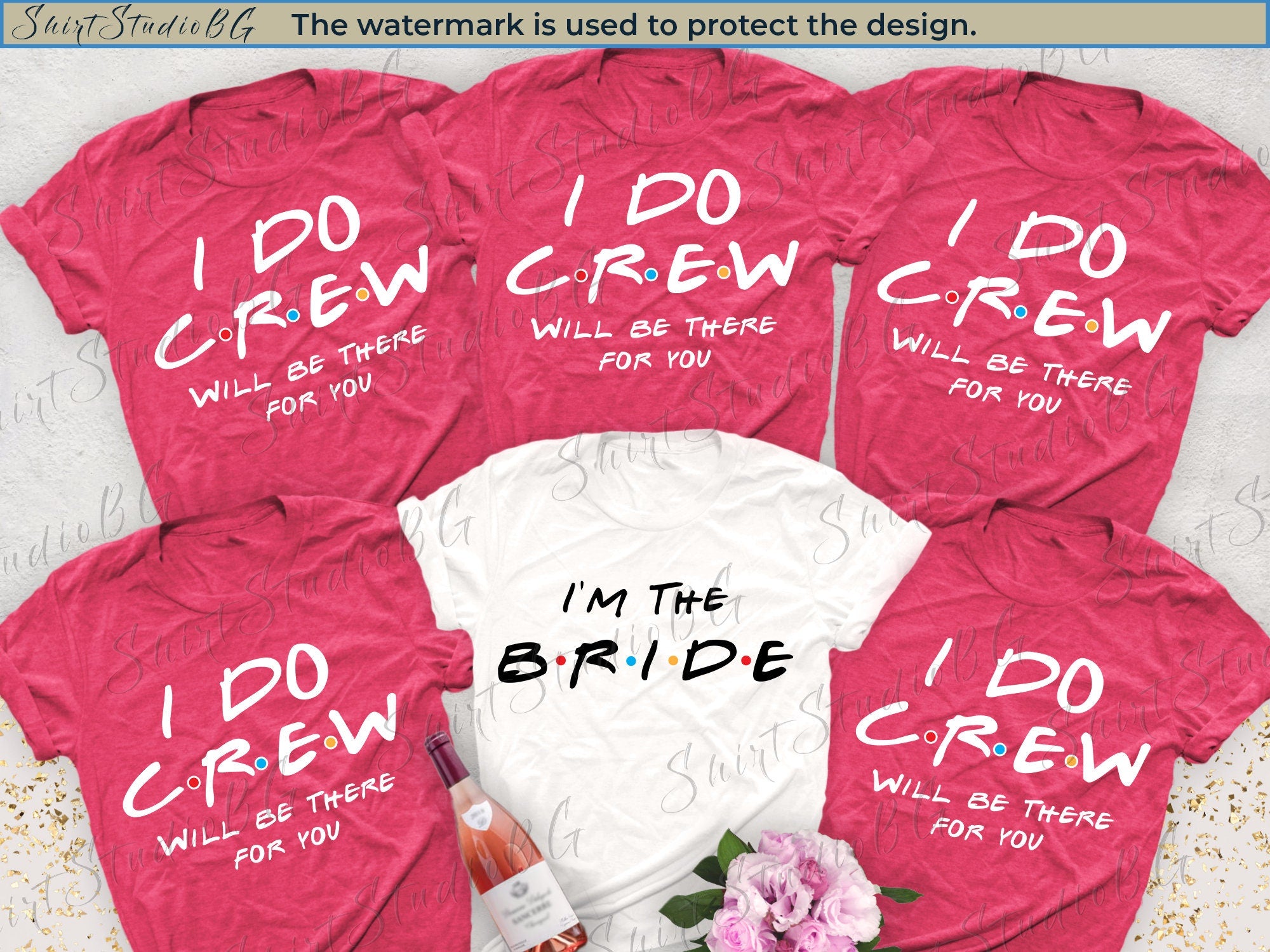 I Do Crew Bachelorette Party Shirts