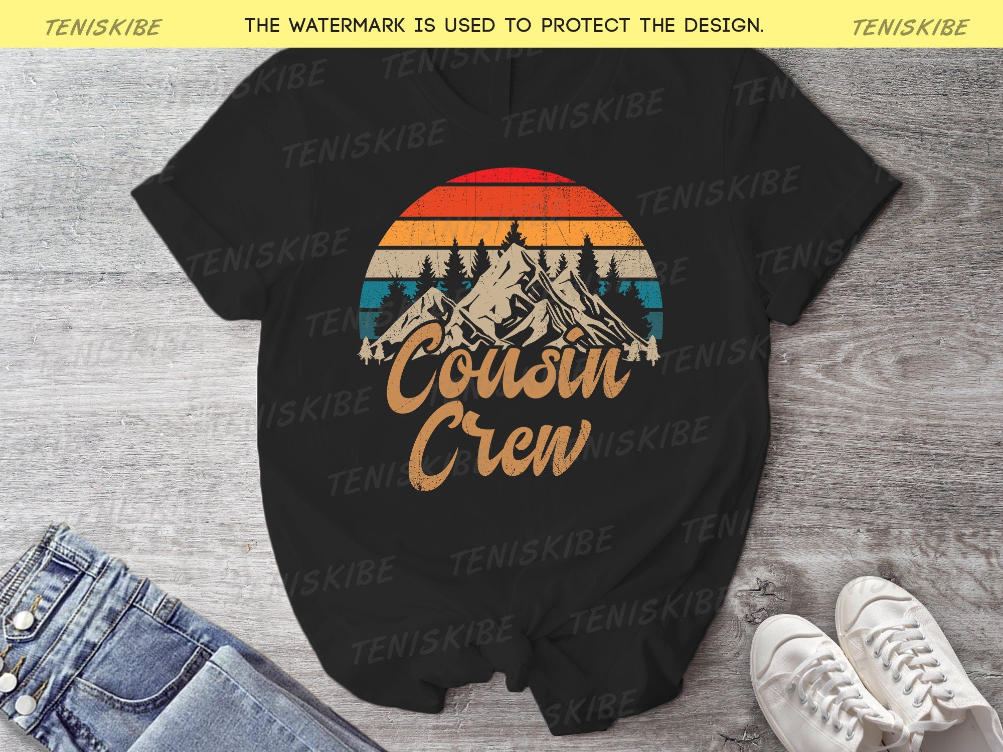 Matching Cousin Crew Camping Shirts