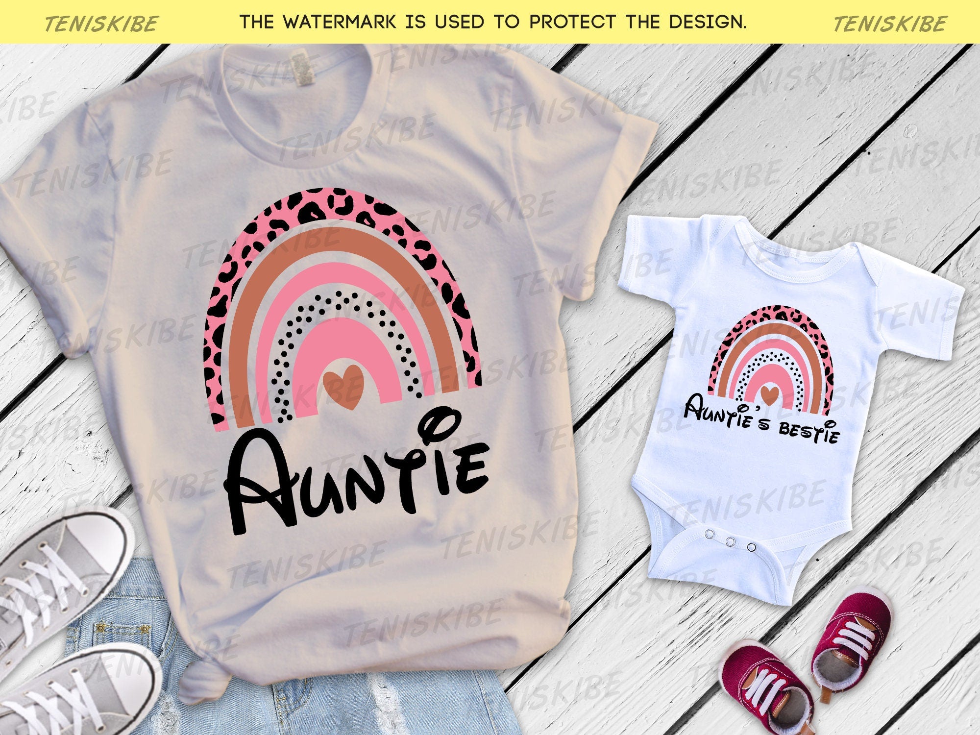 Auntie And Auntie's Bestie Shirts