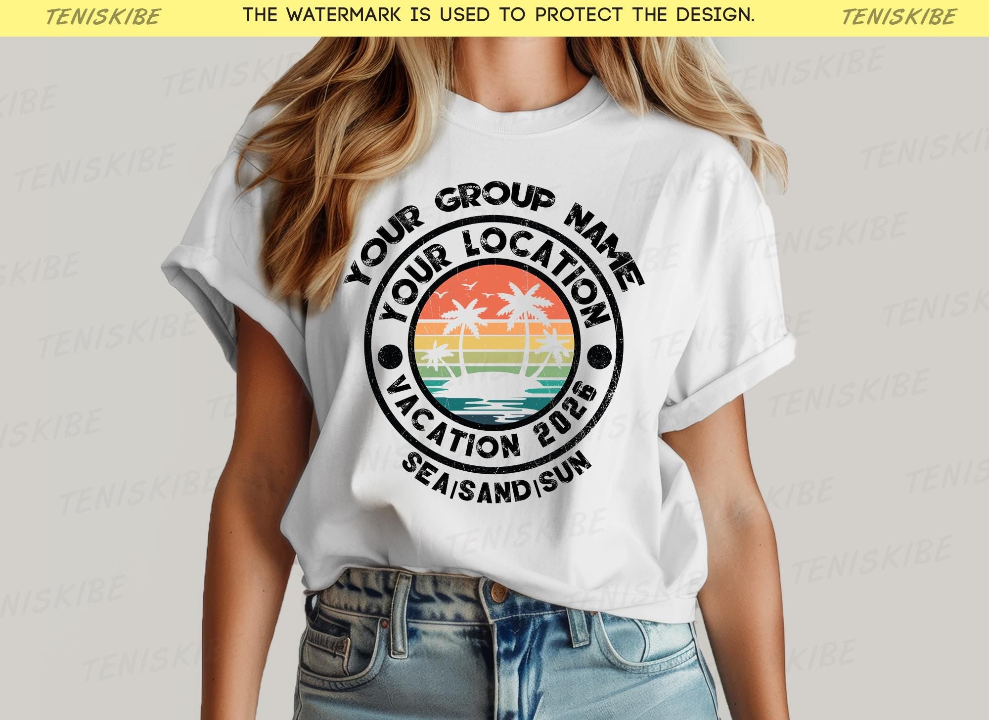 Custom Family Vacation 2026 T-shirts
