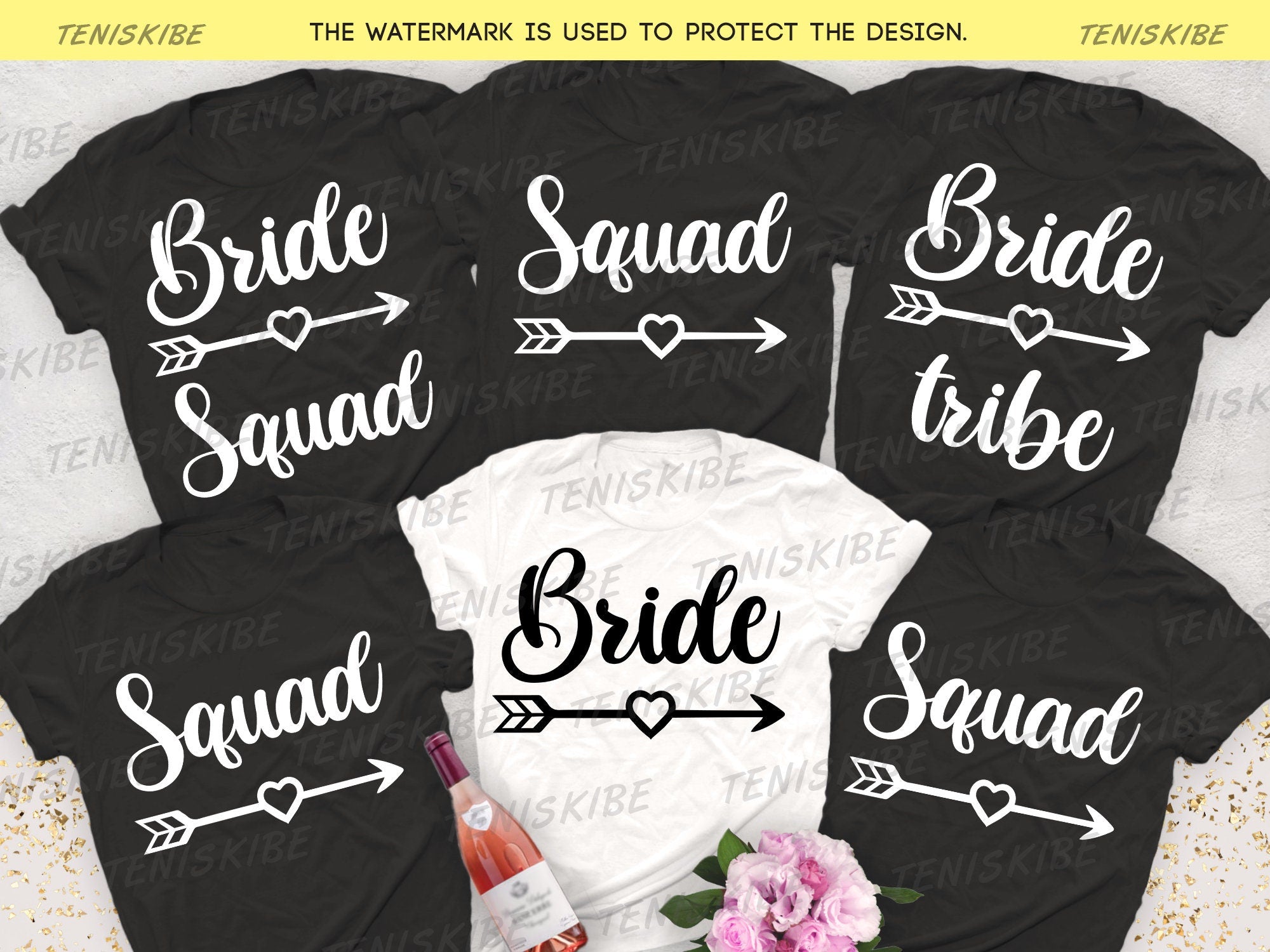 Bride Squad Hen Party T-shirts