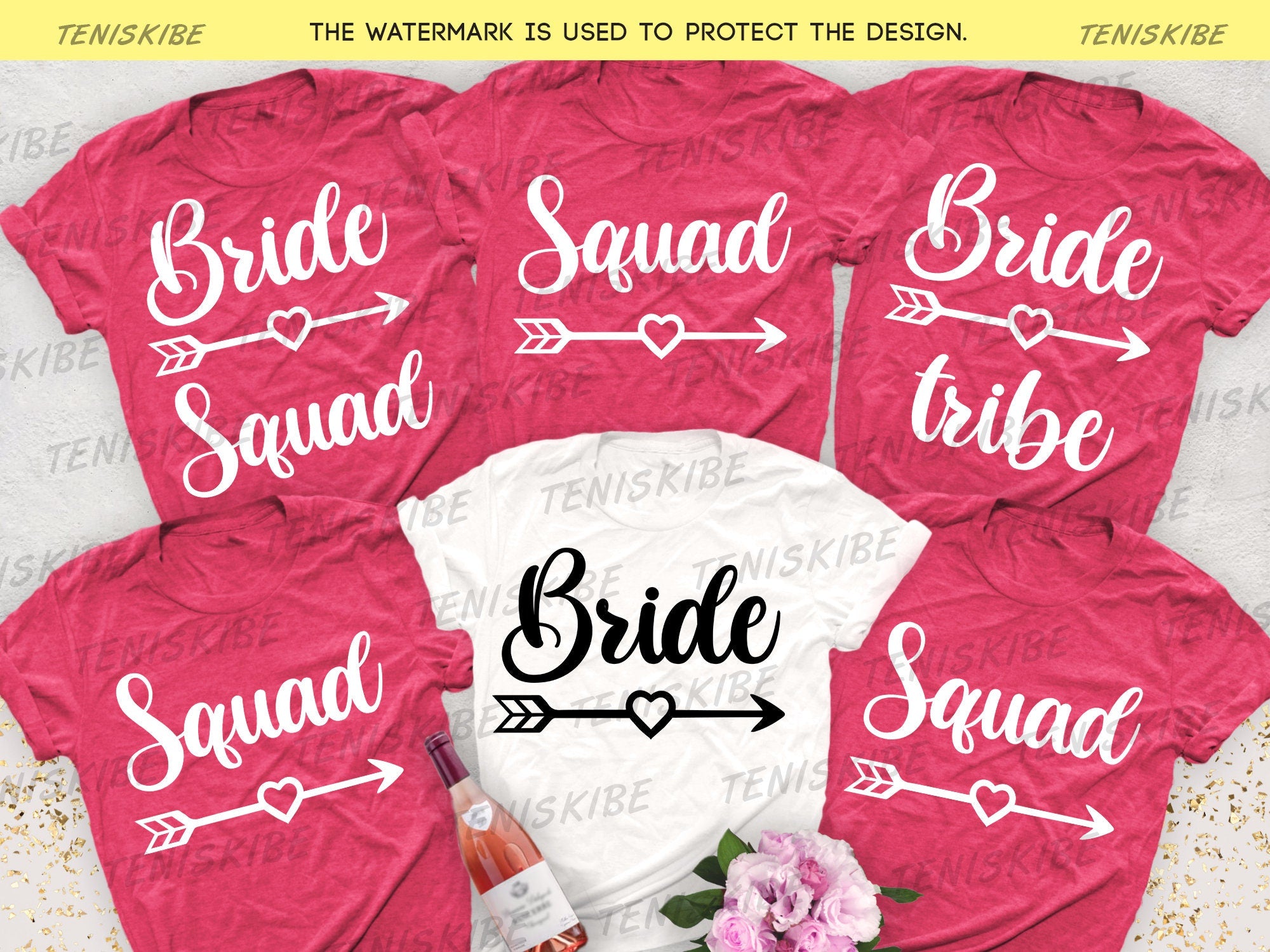 Bride Squad Hen Party T-shirts