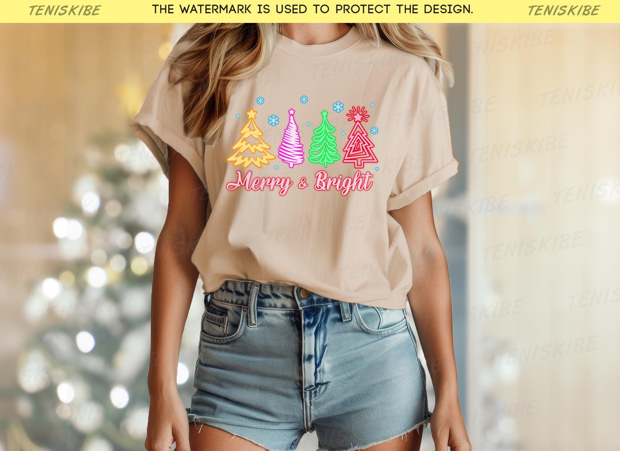 Christmas Trees T-shirt, Cute Christmas Gift