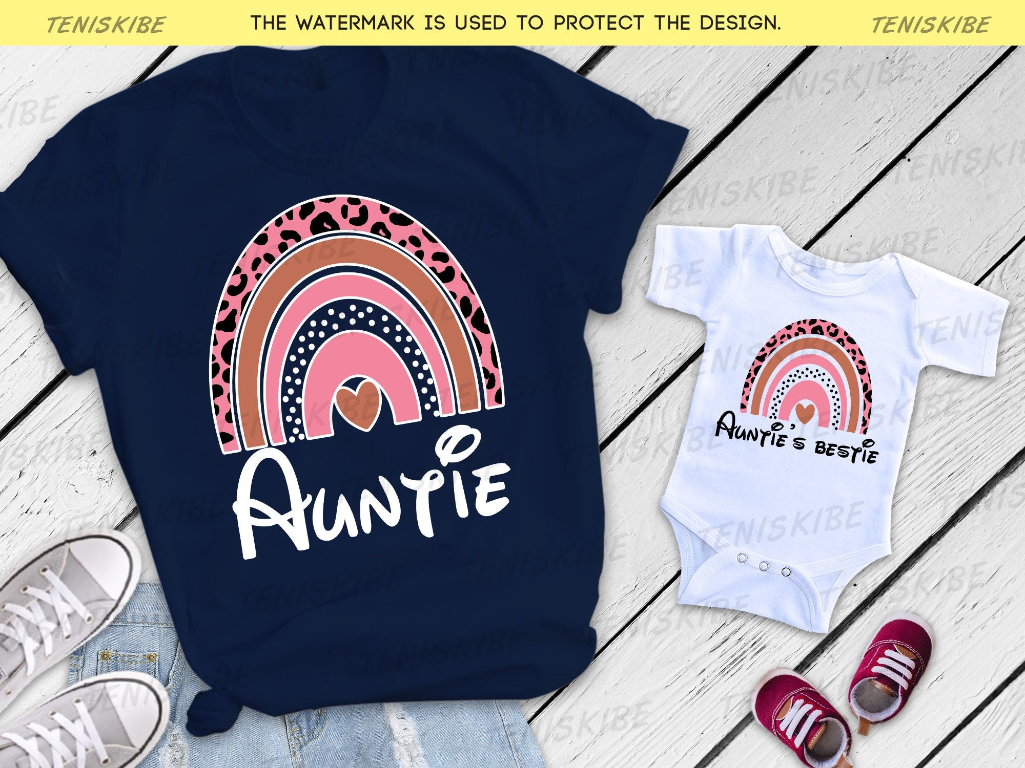 Auntie And Auntie's Bestie Shirts