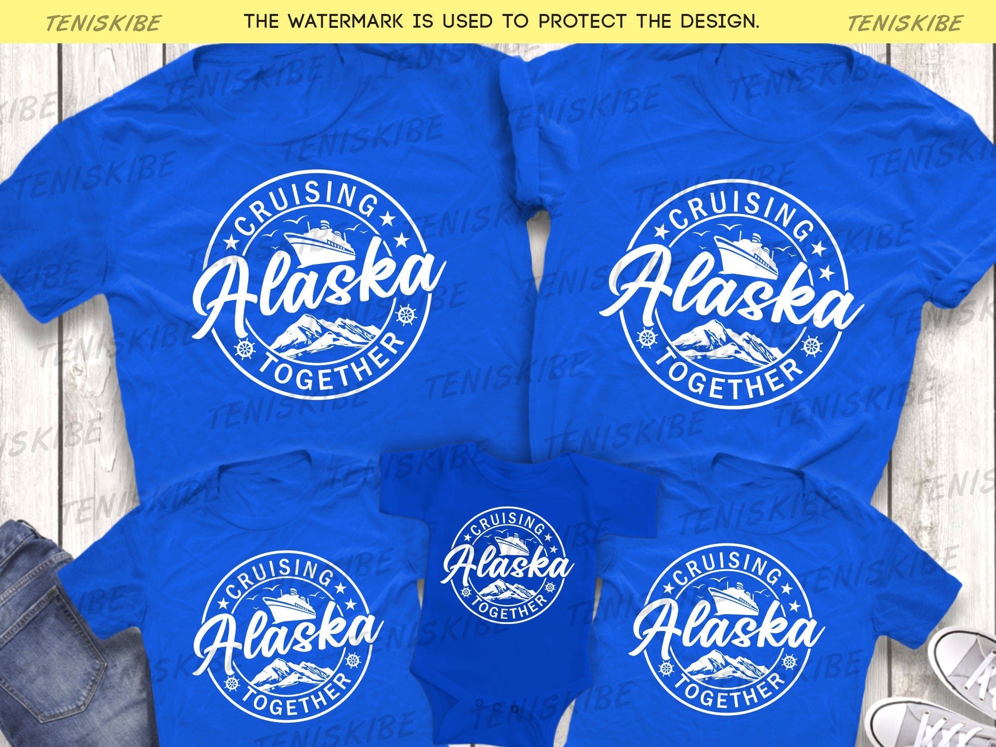 Alaska Cruise Matcing Famiy Shirts