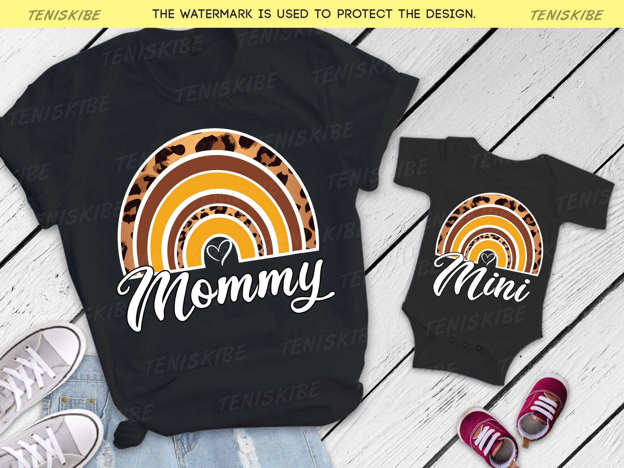 Mom Daughter Matching Shirts